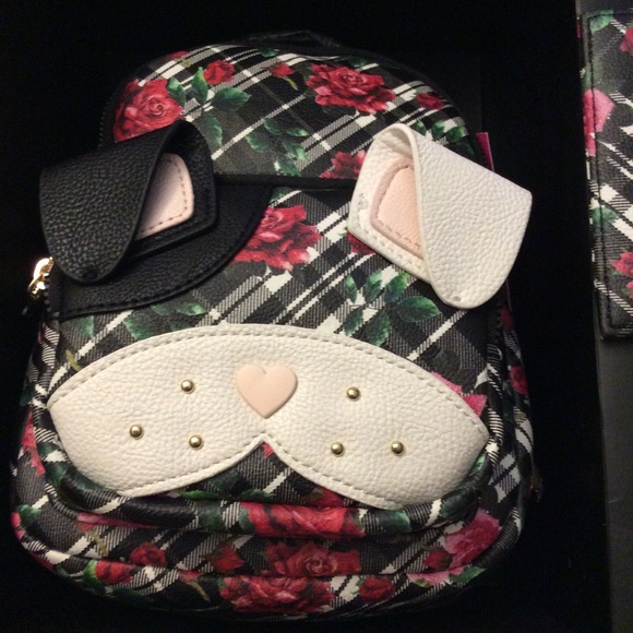 Betsey Johnson Mini Backpack and Cardholder NEW main image 4